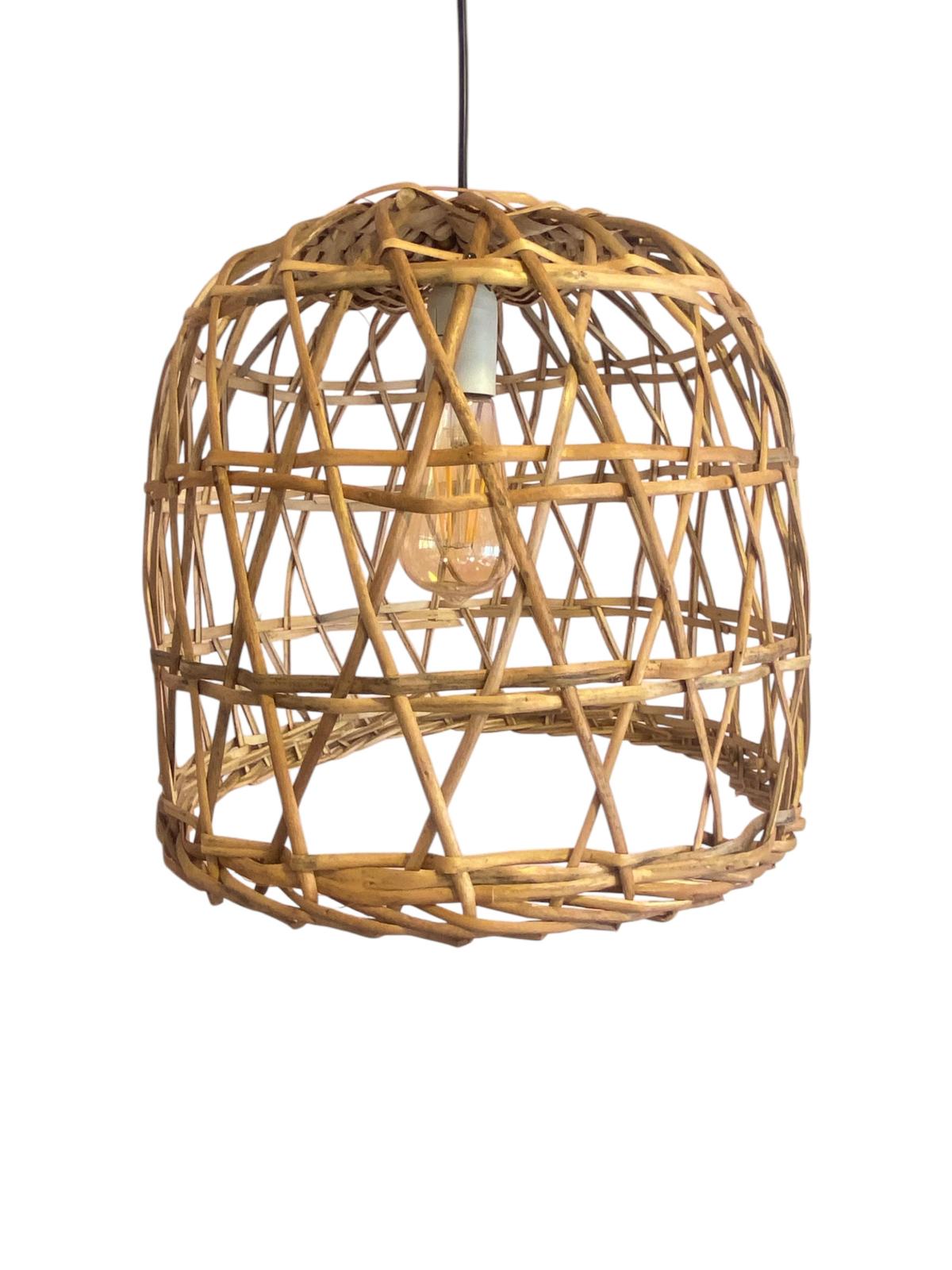 Lámpara de mimbre 30*30